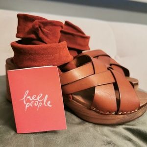 NEW! -  Emmy Ankle Wrap Sandal FREE PEOPLE